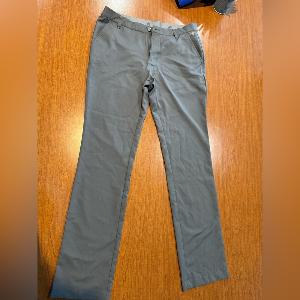Adidas Gray Chinos Smooth Fabric
